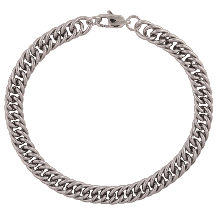 Браслет Xuping ТТМ Stainless Steel цвет Родий Цепочка Кобра длина 20,5 см х 4 мм фото №18 Браслет Xuping ТТМ Stainless Steel цвет Родий Цепочка Кобра длина 20,5 см х 4 мм фото №18