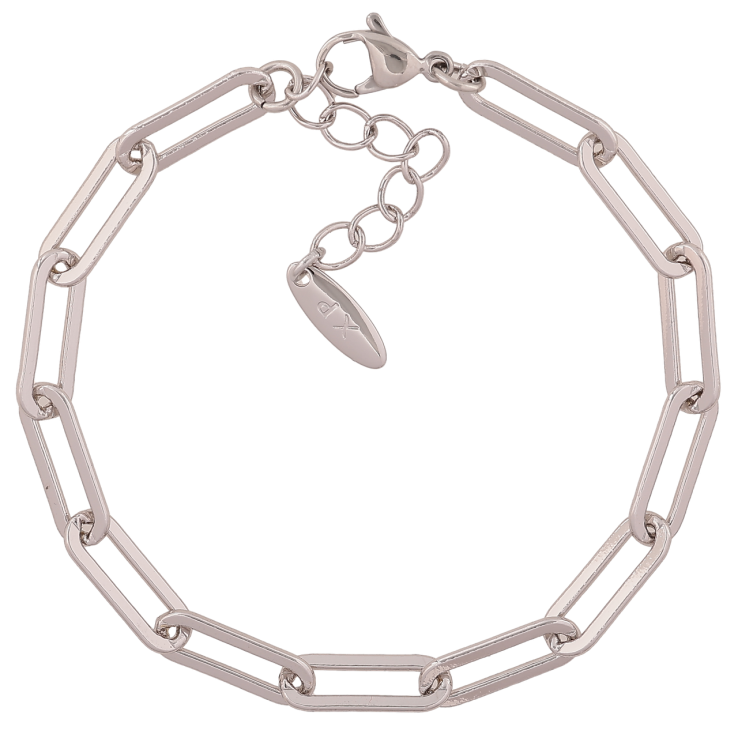 Браслет Xuping Цвет Родий Цепочка декоративная размер с доп. цепочкой 18-21,5 см х 5 мм фото №11 Браслет Xuping Цвет Родий Цепочка декоративная размер с доп. цепочкой 18-21,5 см х 5 мм фото №11