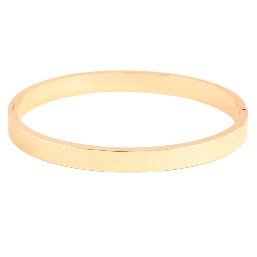 Браслет Xuping ТТМ Stainless Steel цвет 18К Классический ø 5.8см х 6мм фото №1