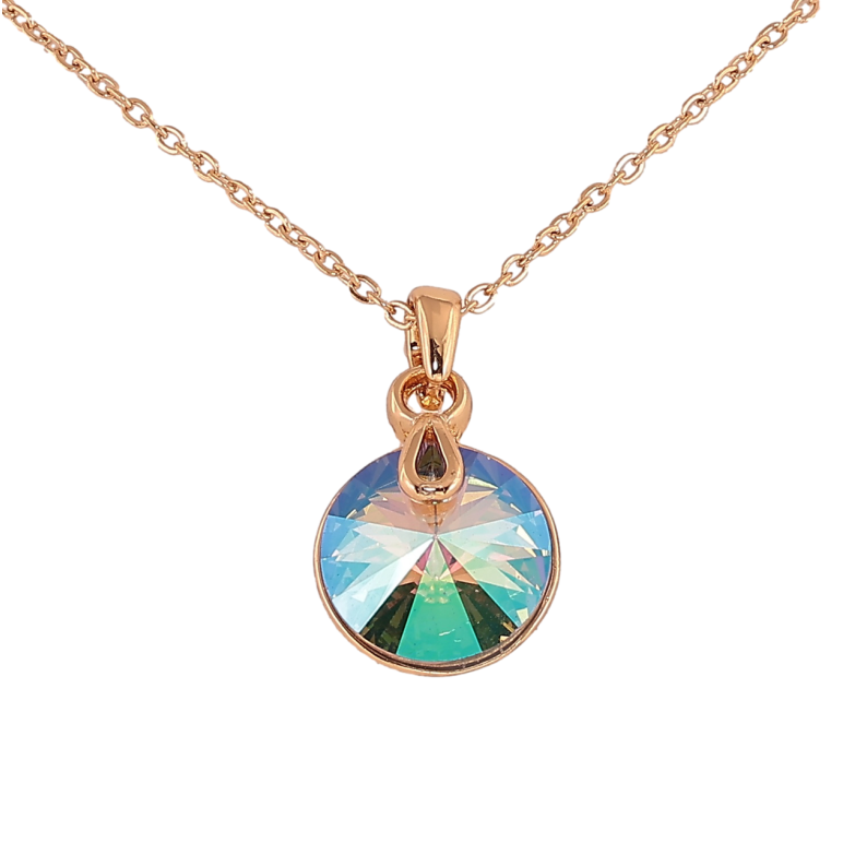 Кулон Xuping цвет Позолота 18К с кр-ми Swarovski на цепочке Кристалл размер 40-46см х 1.5мм фото №1 Кулон Xuping цвет Позолота 18К с кр-ми Swarovski на цепочке Кристалл размер 40-46см х 1.5мм фото №1