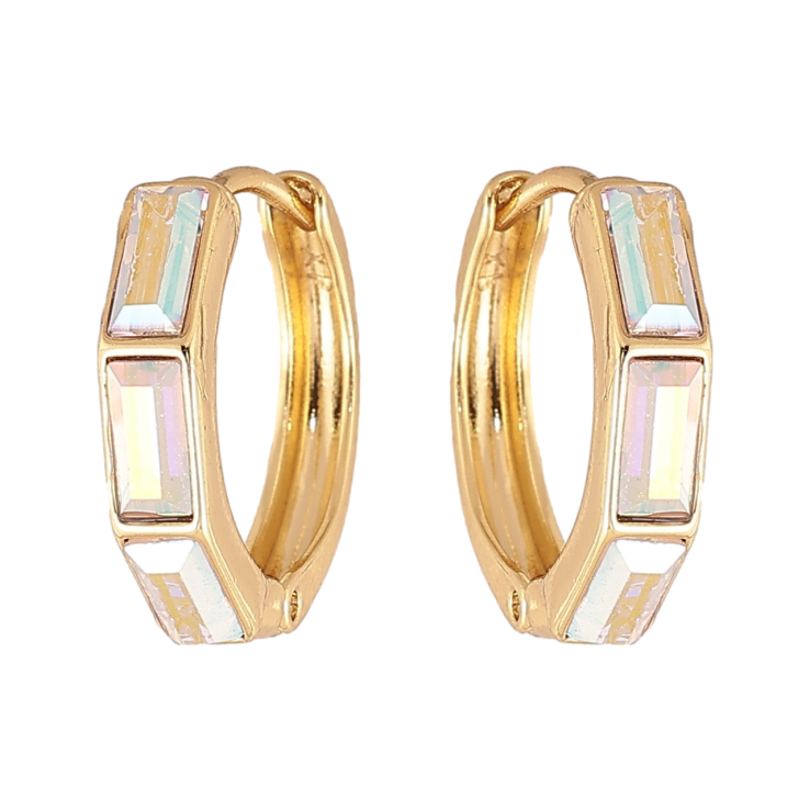 Сережки Xuping колір Позолота 14K з кристалами Swarovski колечка Кристали АВ фото №10 Сережки Xuping колір Позолота 14K з кристалами Swarovski колечка Кристали АВ фото №10