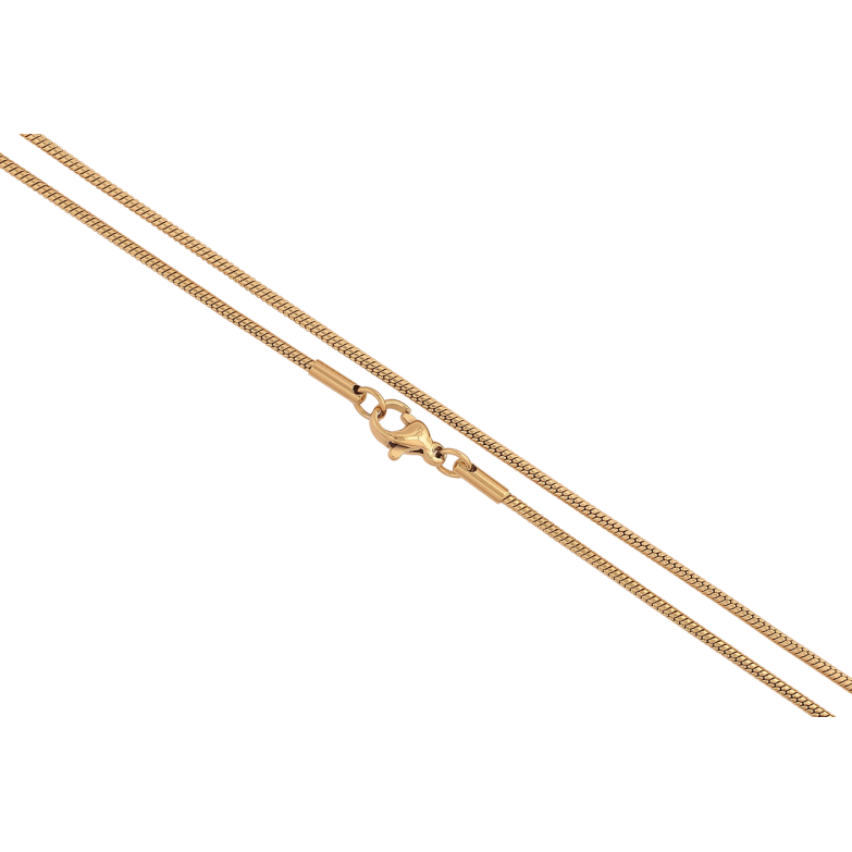 Цепочка Xuping ТТМ Stainless Steel цвет 14К Плетение Ювелирный шнур длина 45см х 2мм фото №3