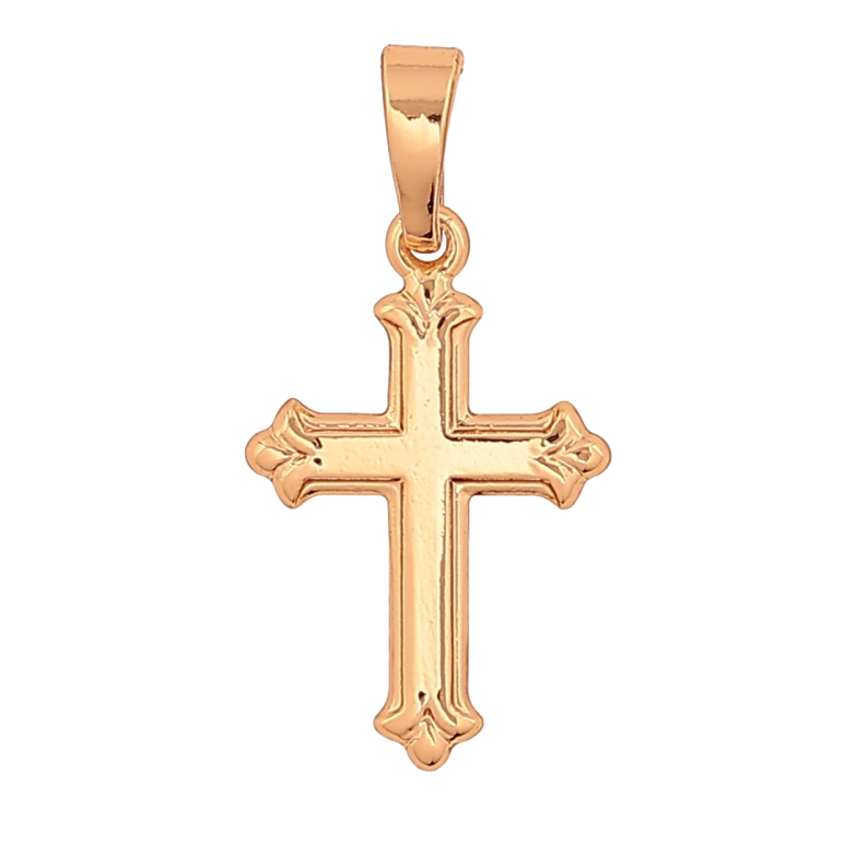 Кулон Xuping Колір Позолота 18K Хрест для ланцюжка до 5мм фото №2