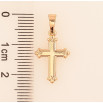 Кулон Xuping Цвет Позолота 18K Крест для цепочки до 5мм фото №2