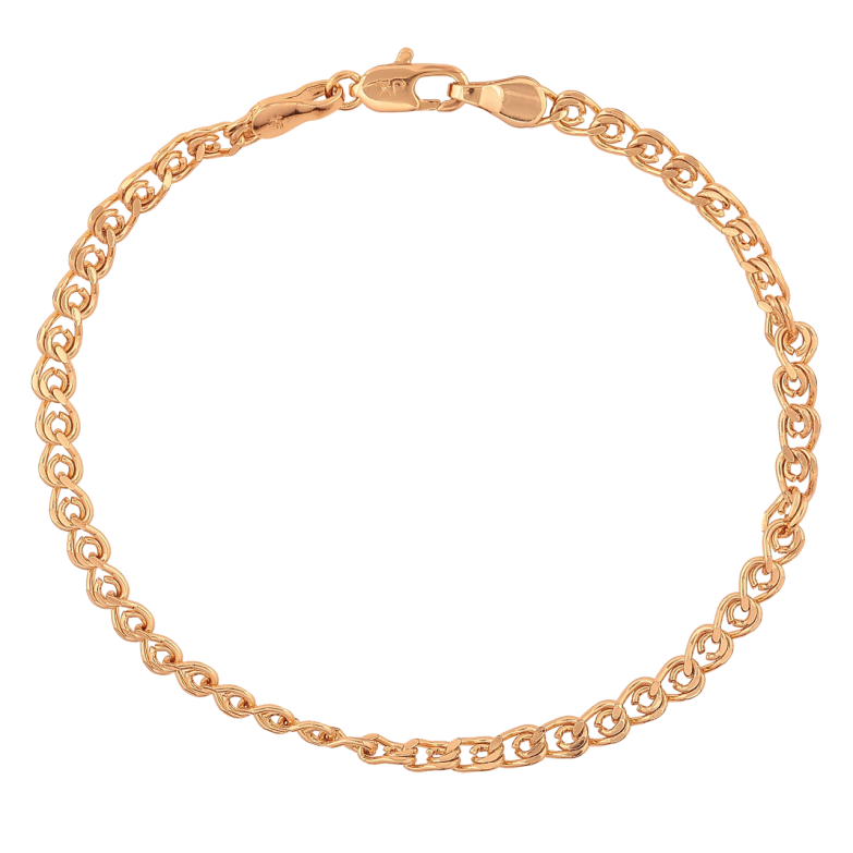 Браслет Xuping Цвет Позолота 18K Цепочка Лав перекрученная размер 19см х 4мм фото №1 Браслет Xuping Цвет Позолота 18K Цепочка Лав перекрученная размер 19см х 4мм фото №1