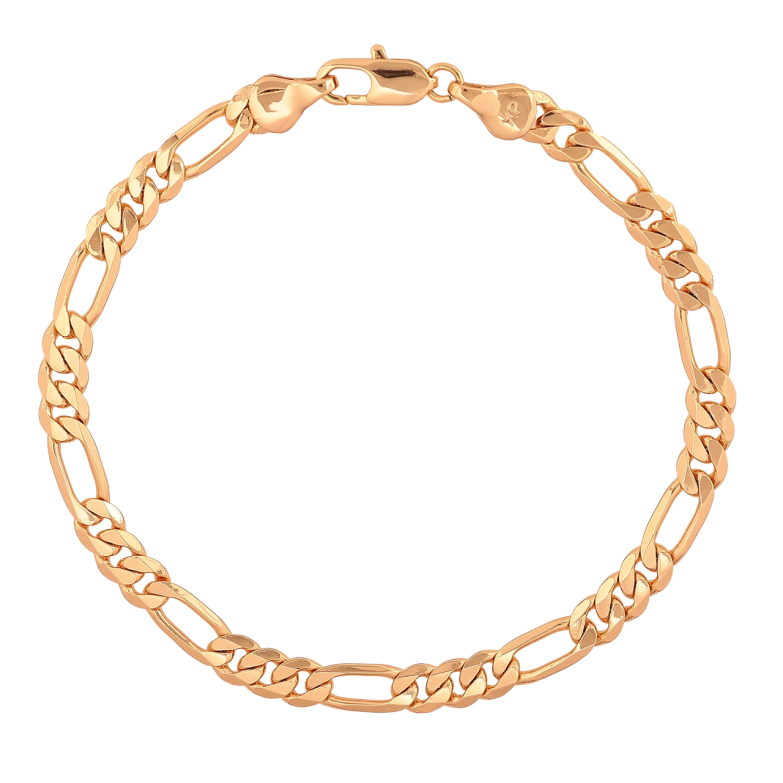 Браслет Xuping Колір Позолота 18K Ланцюжок Фігаро розмір 20см х 5мм фото №1 Браслет Xuping Колір Позолота 18K Ланцюжок Фігаро розмір 20см х 5мм фото №1