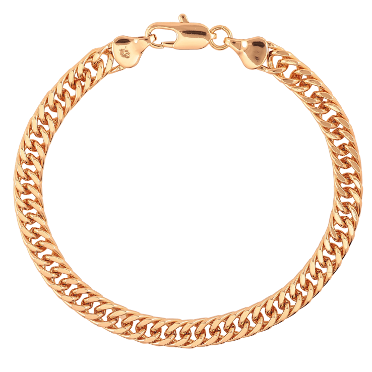 Браслет Xuping Колір Позолота 18K Ланцюжок Кобра розмір 20см х 6мм фото №16