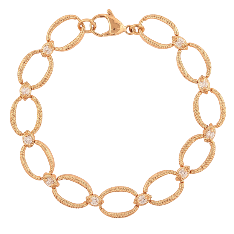 Браслет Xuping Колір Позолота 18K Візерунок з кристалами розмір 19см х 4-10мм фото №2 Браслет Xuping Колір Позолота 18K Візерунок з кристалами розмір 19см х 4-10мм фото №2