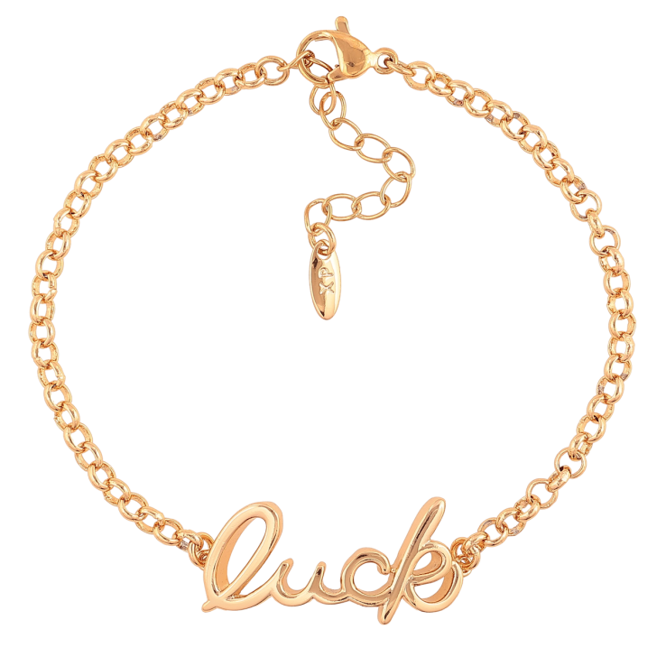 Браслет Xuping Колір Позолота 18K Ланцюжок з написом Luck розмір з дод. ланцюжком 17-21см х 3-12мм фото №24 Браслет Xuping Колір Позолота 18K Ланцюжок з написом Luck розмір з дод. ланцюжком 17-21см х 3-12мм фото №24