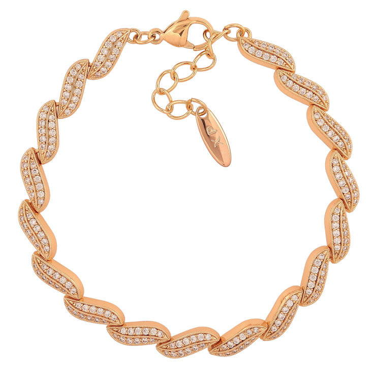 Браслет Xuping Цвет Позолота 18K Инкрустация кристаллами размер с доп. цепочкой 17-20см х 7мм фото №5 Браслет Xuping Цвет Позолота 18K Инкрустация кристаллами размер с доп. цепочкой 17-20см х 7мм фото №5