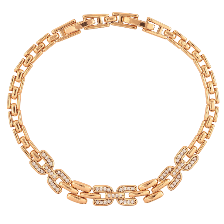 Браслет Xuping Колір Позолота 18K Візерунок з кристалами розмір з додатковим замком 17.5,19.5см х 4-7мм фото №21 Браслет Xuping Колір Позолота 18K Візерунок з кристалами розмір з додатковим замком 17.5,19.5см х 4-7мм фото №21