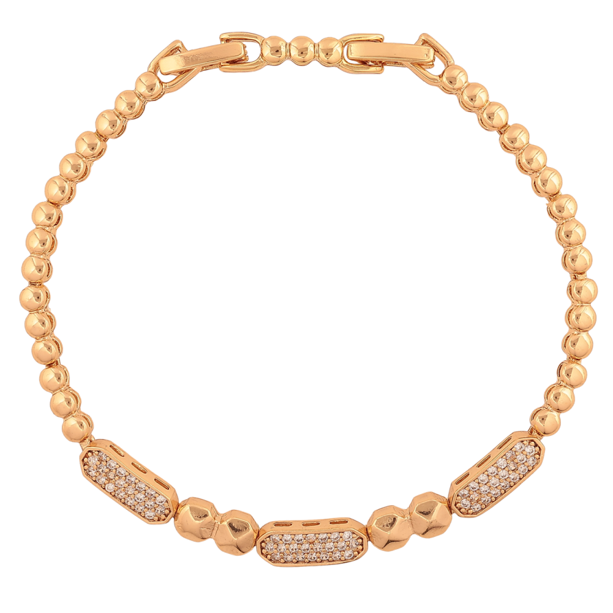 Браслет Xuping Цвет Позолота 18K Узор с инкрустацией кристаллами размер с дополнительным замком 17,19.5 см х 3-5 мм фото №1 Браслет Xuping Цвет Позолота 18K Узор с инкрустацией кристаллами размер с дополнительным замком 17,19.5 см х 3-5 мм фото №1