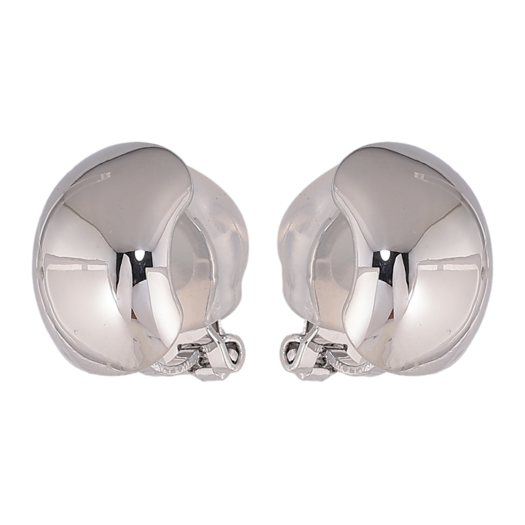 Сережки Xuping колір Родій кліпси Декоративні фото №7