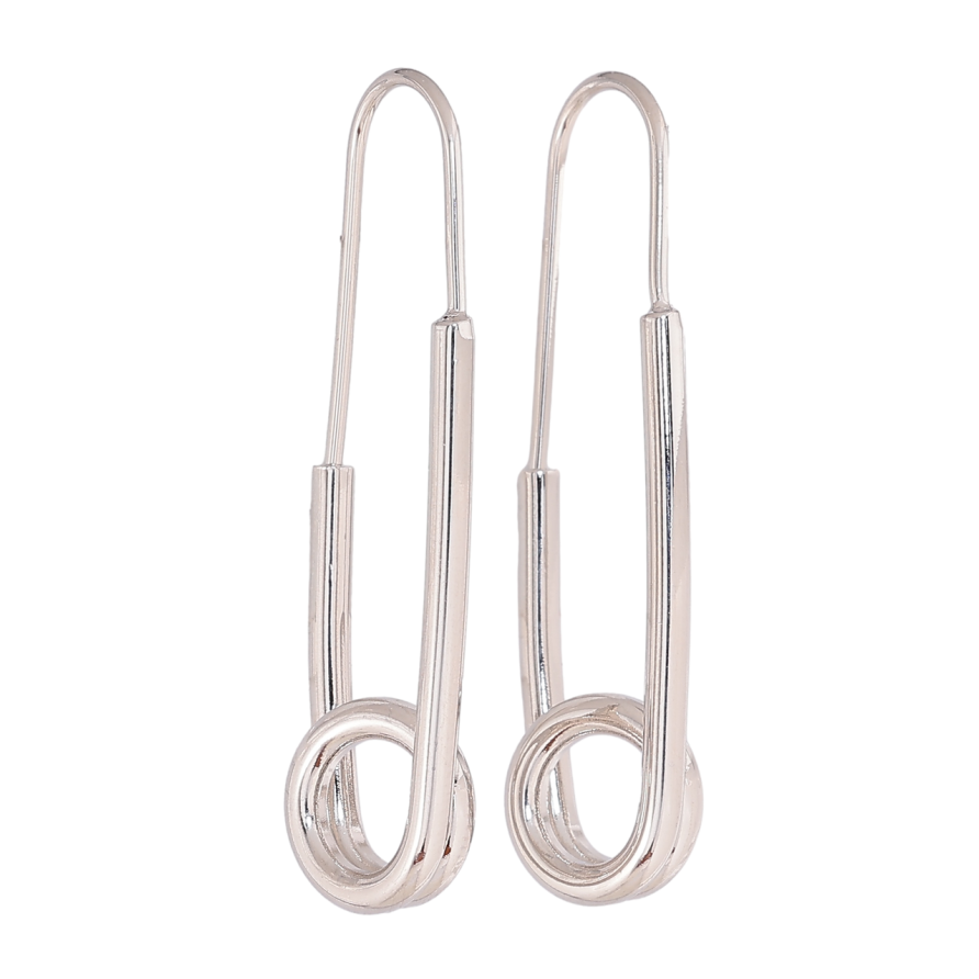 Серьги Xuping цвет Родий французский замок Булавки фото №1 Серьги Xuping цвет Родий французский замок Булавки фото №1