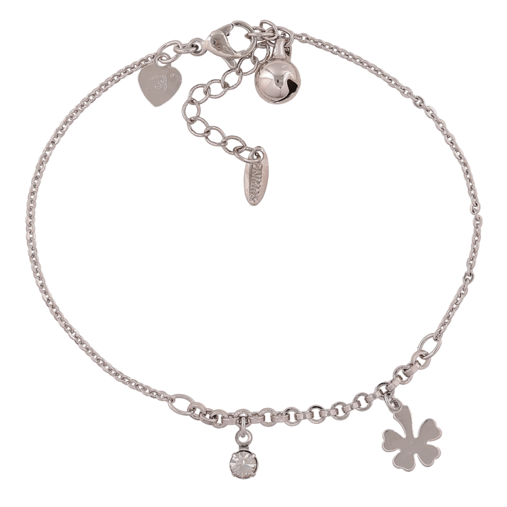 Браслет Xuping Цвет Родий Цепочка с подвесками размер с доп.цеп. 18-21см х 1.5-2.5мм фото №8 Браслет Xuping Цвет Родий Цепочка с подвесками размер с доп.цеп. 18-21см х 1.5-2.5мм фото №8