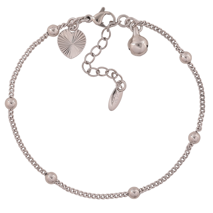 Браслет Xuping Цвет Родий Цепочка Панцирная с бусинами размер с доп.цеп. 17.5-21см х 1.5-3.5мм фото №10 Браслет Xuping Цвет Родий Цепочка Панцирная с бусинами размер с доп.цеп. 17.5-21см х 1.5-3.5мм фото №10