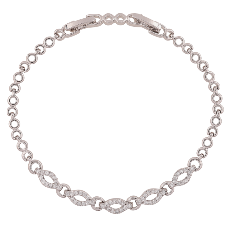 Браслет Xuping Цвет Родий Узор с кристаллами размер с доп. замком 18,20см х 3.5-5мм фото №14 Браслет Xuping Цвет Родий Узор с кристаллами размер с доп. замком 18,20см х 3.5-5мм фото №14
