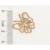 Кулон Xuping Позолота 18 К Бабочка Инкрустация Мелкий Цирконий фото №2