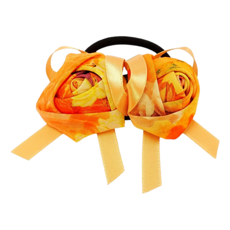 Гумка Дві Трояндочки Декор Атласна Стрічка фото №7