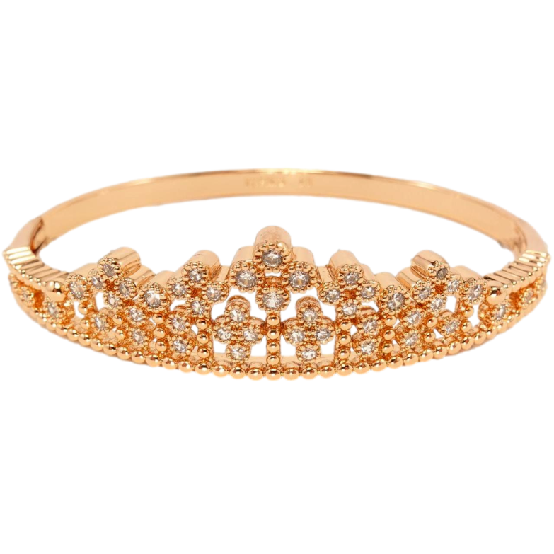 Браслет Xuping Позолота РО Корона ø 6 см фото №1