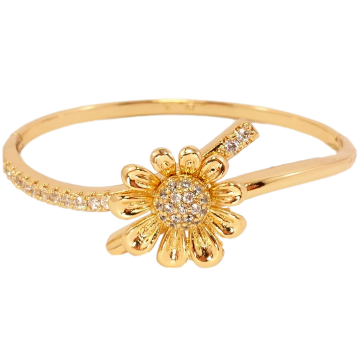 Браслет Xuping Позолота 18K Ромашка ø 5,7см фото №9