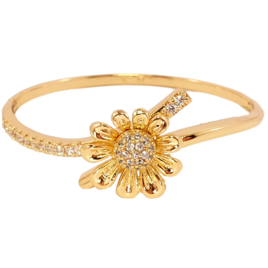 Браслет Xuping Позолота 18K Ромашка ø 5,7см фото №1 Браслет Xuping Позолота 18K Ромашка ø 5,7см фото №1