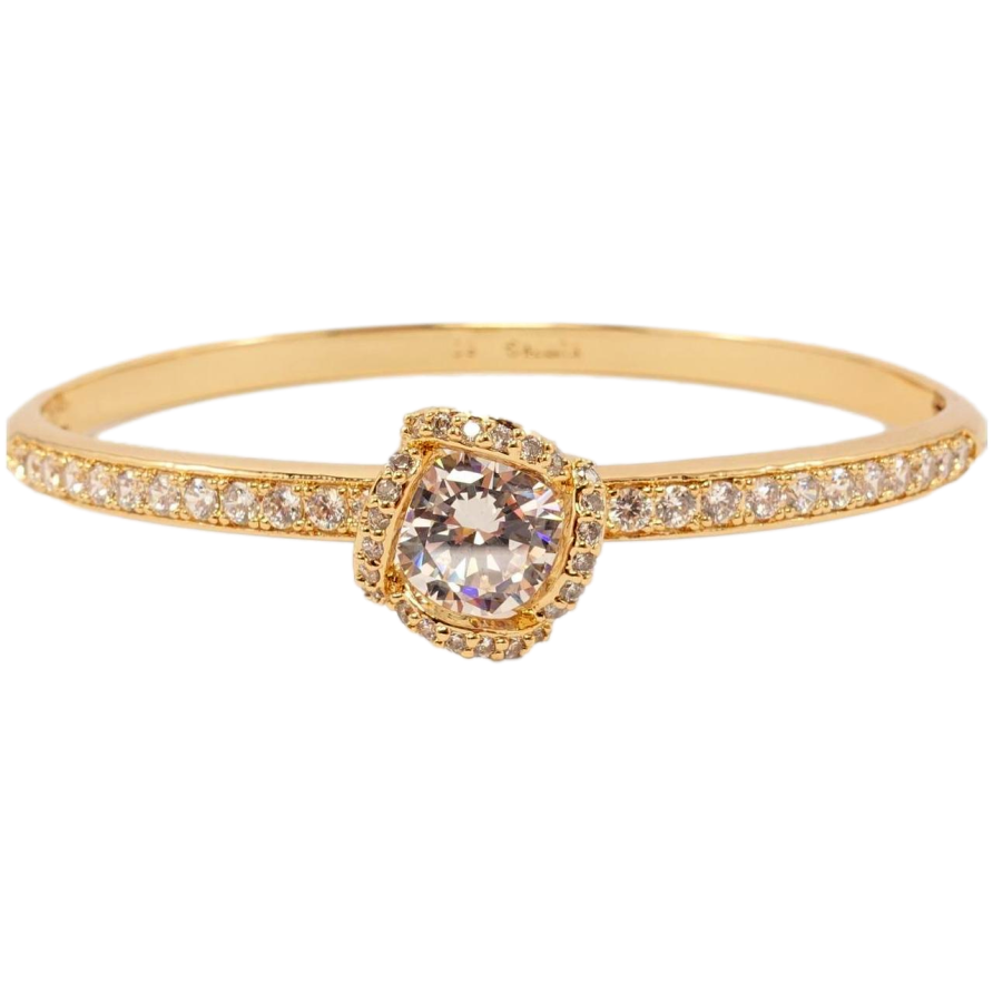 Браслет Xuping Позолота 18K Кристалл в обрамлении циркония ø 5,8 см фото №1 Браслет Xuping Позолота 18K Кристалл в обрамлении циркония ø 5,8 см фото №1