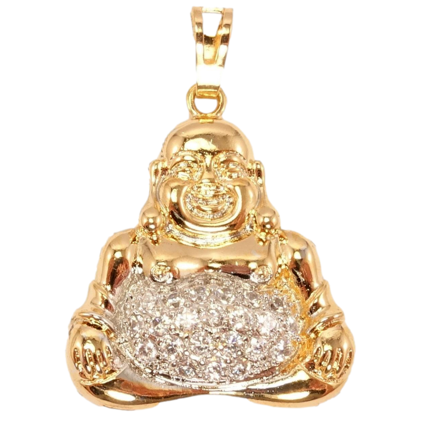 Кулон Xuping Позолота + Родій Будда фото №1 Кулон Xuping Позолота + Родій Будда фото №1