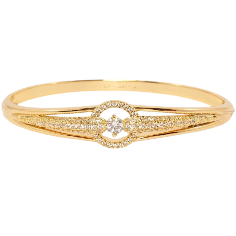 Браслет Xuping Позолота 18K Элегантность ø 6см фото №1