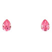 Сережки Xuping колір Родій з кристалами Swarovski пусети Крапелька кристал Light Rose 6х4мм фото №2