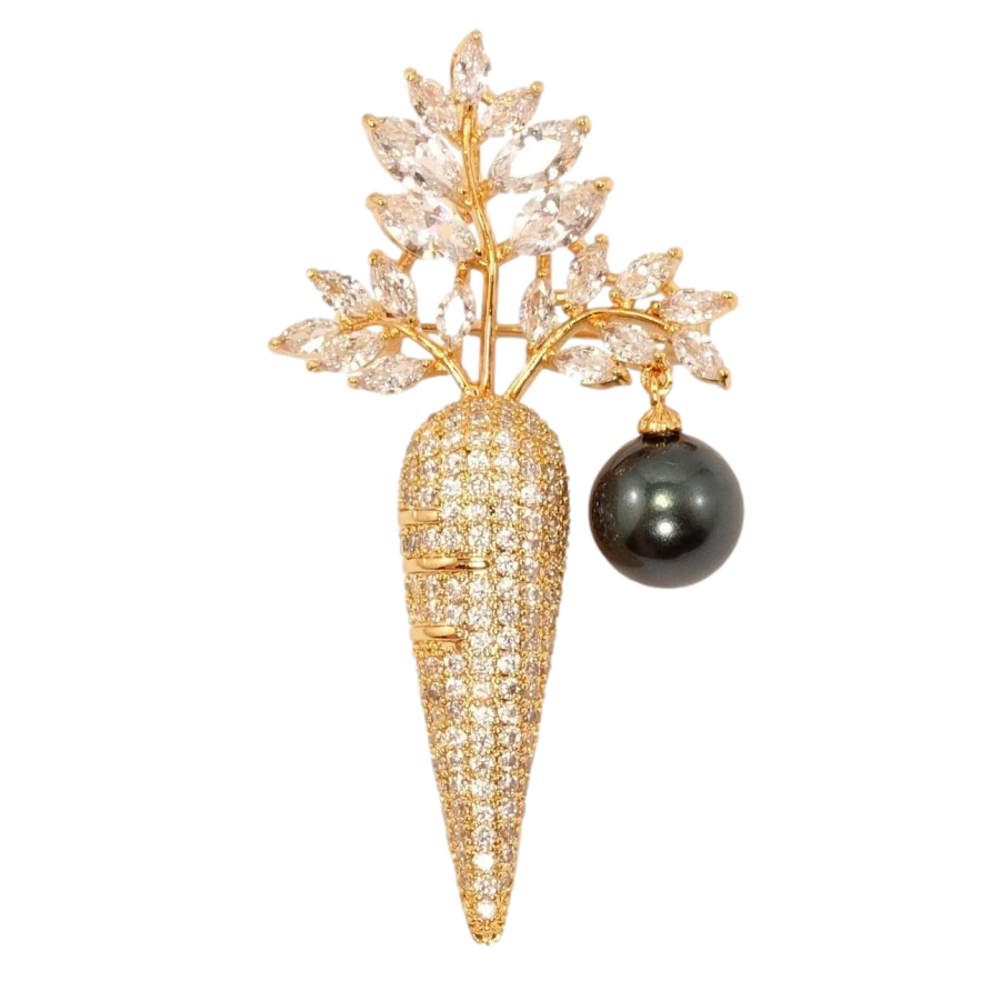 Брошь-кулон Xuping Позолота 18K Морківка фото №1