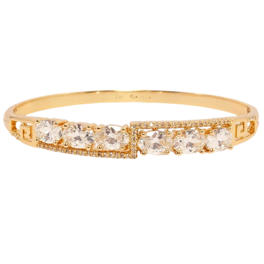 Браслет Xuping Позолота 18K Чарівний блиск ø 6см фото №1 Браслет Xuping Позолота 18K Чарівний блиск ø 6см фото №1