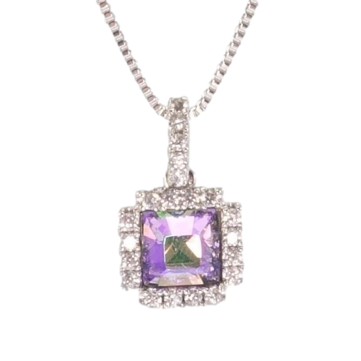 Кулон Xuping колір Родій з кристалами Swarovski на ланцюжку Кристал Paradise Shine довжина фото №5 Кулон Xuping колір Родій з кристалами Swarovski на ланцюжку Кристал Paradise Shine довжина фото №5