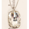 Кулон Xuping колір Родій із кристалами Swarovski на ланцюжку Кристал Clear довжина 46,5-51,5см фото №2 Кулон Xuping колір Родій із кристалами Swarovski на ланцюжку Кристал Clear довжина 46,5-51,5см фото №2