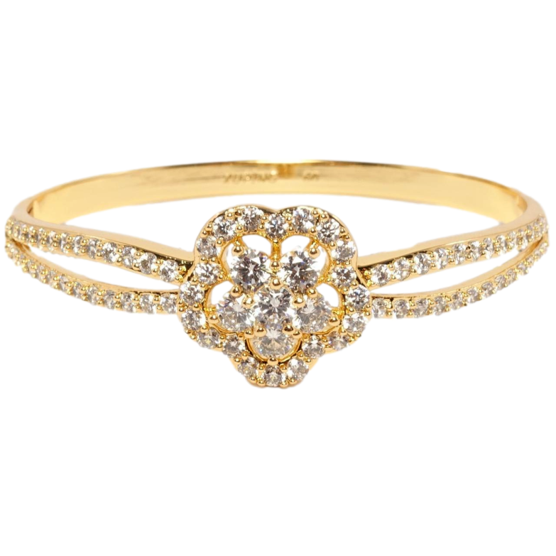 Браслет Xuping Позолота 18K Хрупкий цветок ø 6см фото №1