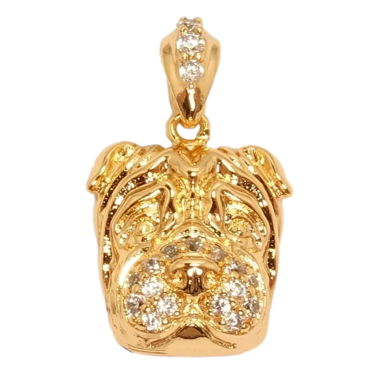 Кулон Xuping Позолота 18K Собача мордочка фото №8