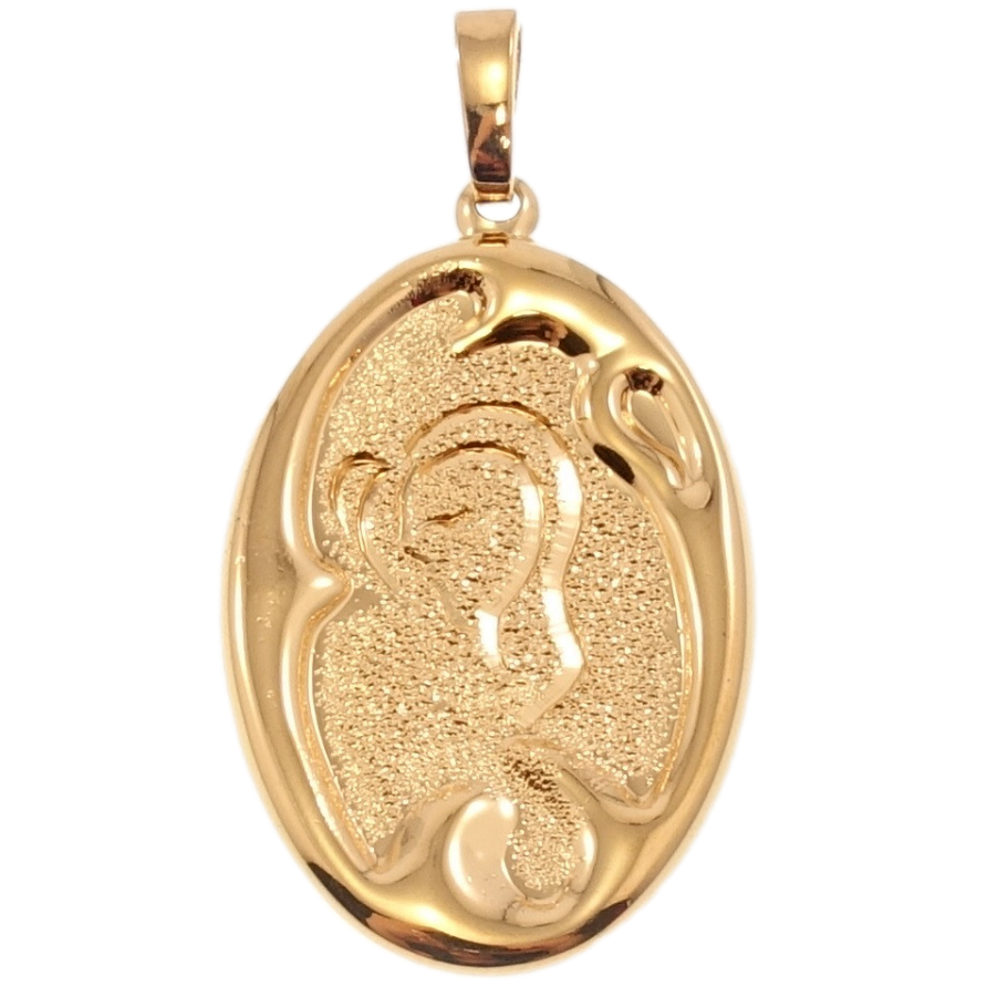 Кулон Xuping Позолота 18 К Овальный Кулон Знак Зодиака Дева фото №1