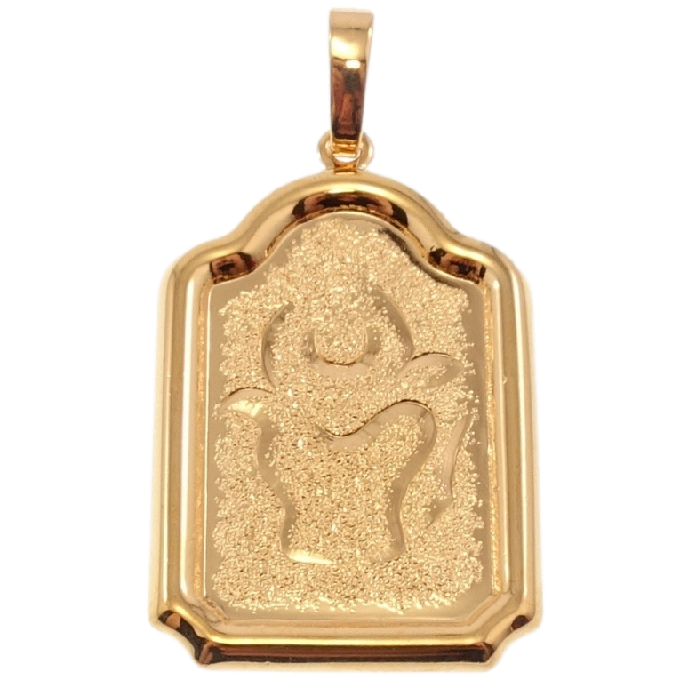 Кулон Xuping Позолота 18 К Знак Зодиака Телец Декор Шагрень фото №1