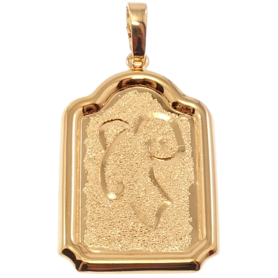 Кулон Xuping Позолота 18 К Знак Зодіаку Овен Декор Шагрень фото №1