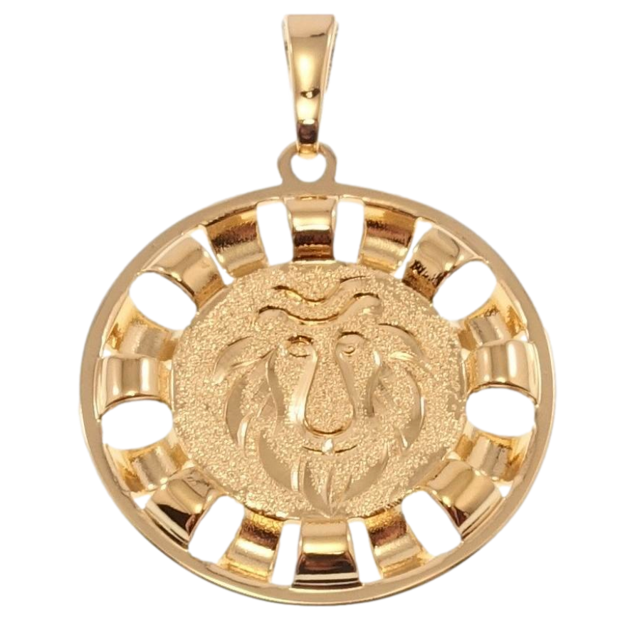 Кулон Xuping Позолота 18 К Знак Зодіаку Лев Декор Шагрень фото №1