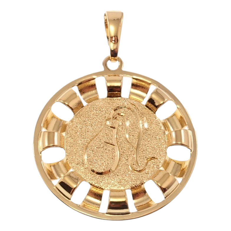 Кулон Xuping Позолота 18 К Знак Зодіаку Водолій Декор Шагрень фото №1