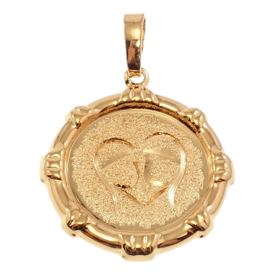 Кулон Xuping Позолота 18 К Знак Зодиака Близнецы декор шагрень фото №1