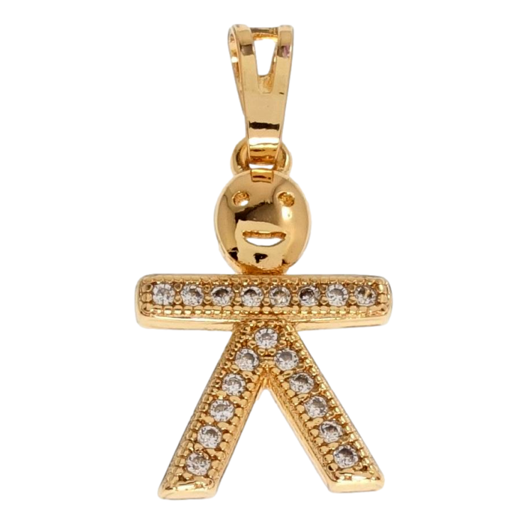 Кулон Xuping Позолота 18 К Чоловічок інкрустація цирконієм фото №15 Кулон Xuping Позолота 18 К Чоловічок інкрустація цирконієм фото №15