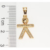 Кулон Xuping Позолота 18 К Человечек инкрустация цирконием фото №2