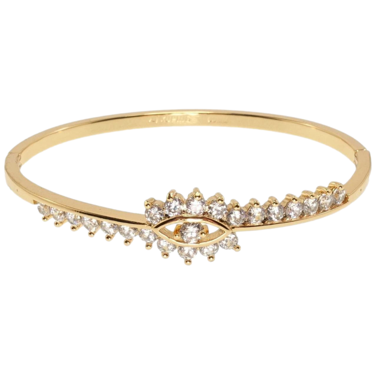 Браслет Xuping Позолота 18K Кристальне око ø 6см фото №2