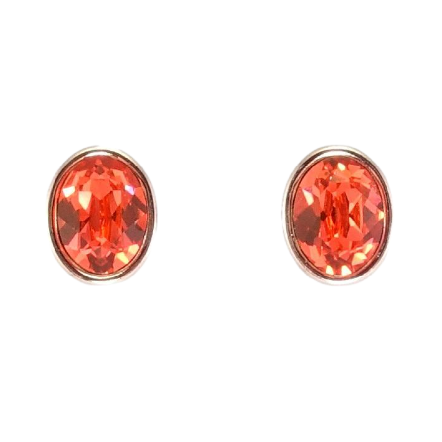 Серьги Xuping цвет Родий с кристаллами Swarovski пусеты Овальные кристаллы Light Siam фото №1 Серьги Xuping цвет Родий с кристаллами Swarovski пусеты Овальные кристаллы Light Siam фото №1