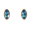 Серьги Xuping цвет 18K с кристаллами Swarovski пусеты "Кристалл Blue Zircon в огранке Маркиз" фото №2 Серьги Xuping цвет 18K с кристаллами Swarovski пусеты "Кристалл Blue Zircon в огранке Маркиз" фото №2