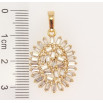 Кулон Xuping Позолота 18K Декоративная кристальная подвеска фото №2 Кулон Xuping Позолота 18K Декоративная кристальная подвеска фото №2