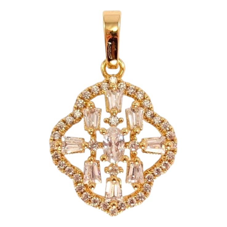 Кулон Xuping Позолота 18K Фігурна кристальна підвіска фото №16 Кулон Xuping Позолота 18K Фігурна кристальна підвіска фото №16