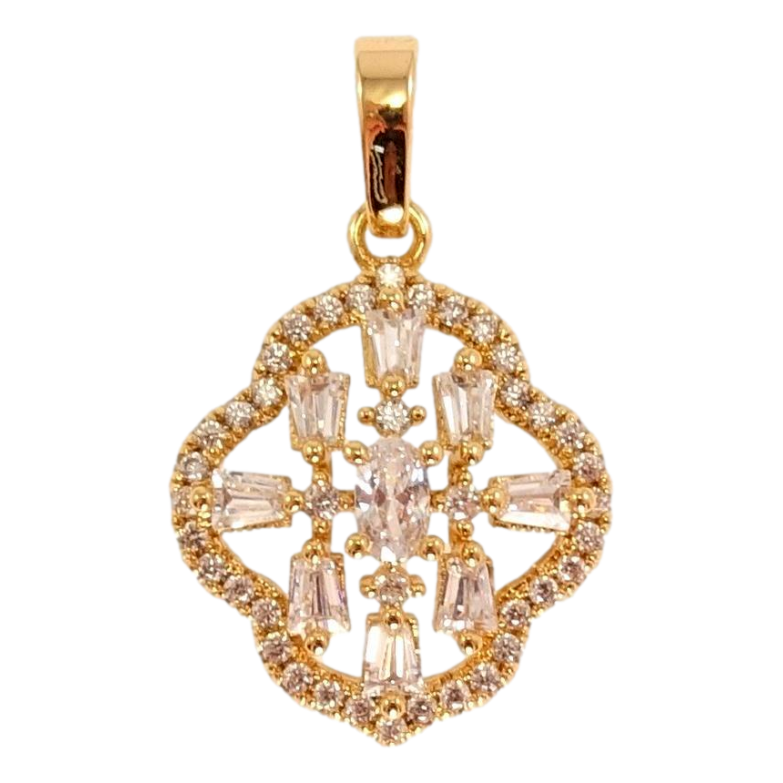 Кулон Xuping Позолота 18K Фігурна кристальна підвіска фото №1 Кулон Xuping Позолота 18K Фігурна кристальна підвіска фото №1